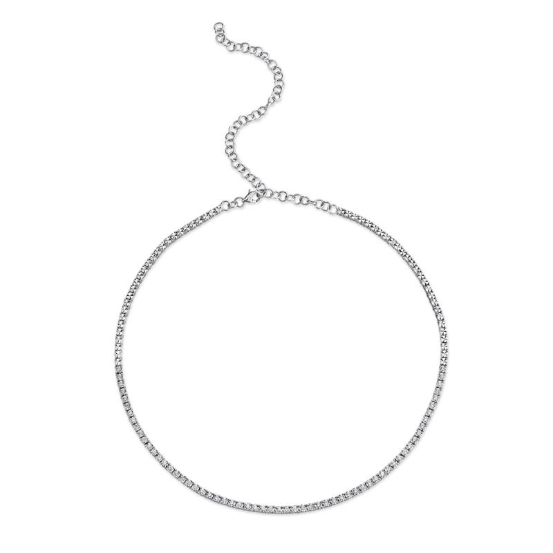 Shy Creation Stella 0.95CT Diamond Tennis Necklace