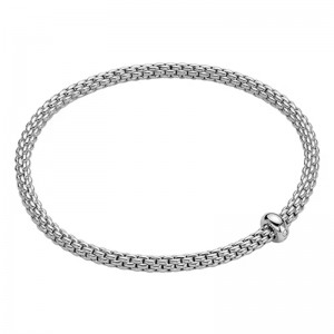 01M08BX_BB_B_XBX_00M Prima Diamond Bracelet In 18 Karat White Gold