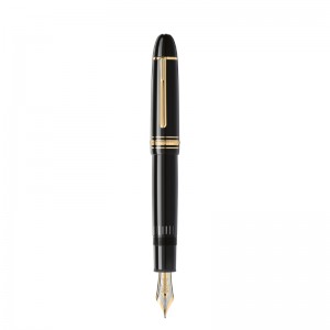 115384 Meisterstück 149 Fountain Pen In Gold Coated Trim & Black Resin