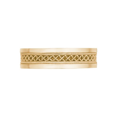 119-6 Sculpted Crescent Men's Platinum Wedding Band