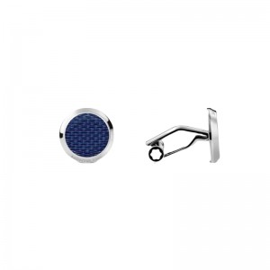 Montblanc Meisterstück Glacier Cufflinks - Steel MB129492