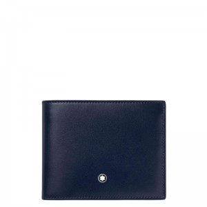 Montblanc MB131692 Meisterstück Ink Blue Leather Wallet