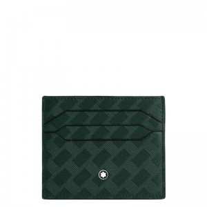 Montblanc Extreme 3.0 British Green Leather Card Holder MB131953
