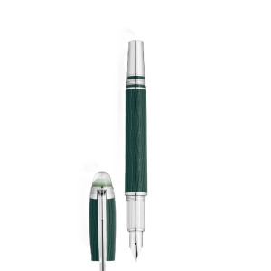 132902 Starwalker M Polargreen, Green Resin/platinum Coated Fountain Pen