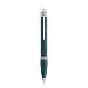 132904 Starwalker Polargreen, Green Resin/platinum Coated Ballpoint Pen