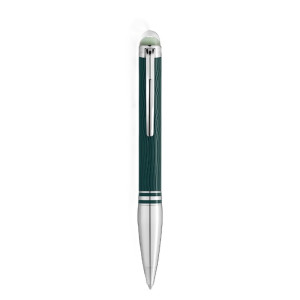 132908 Starwalker Polargreen Dou?, Green Resin/platinum Coated Ballpoint Pen
