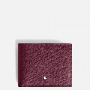 199367 Sartorial Wallet 6cc In Cassis Leather