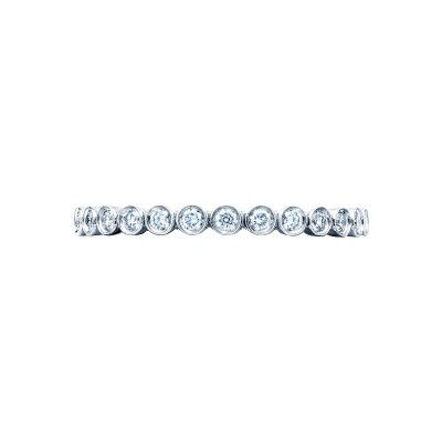 200-2ET Sculpted Crescent Women's Platinum Wedding Band