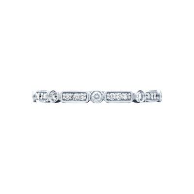 202-2 Sculpted Crescent Women's Platinum Wedding Ring