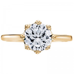 2503RD-7Y Simply Tacori Yellow Gold Round Engagement Ring 1.25