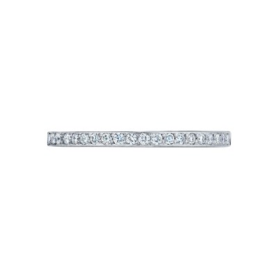 25612 Ribbon Women's White Gold Wedding Ring