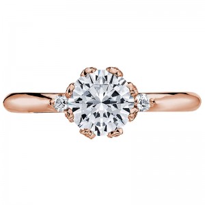 2535RD65-PK Simply Tacori Rose Gold Round Engagement Ring 1