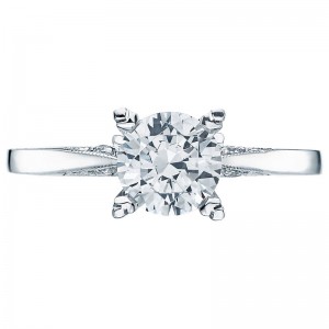 2584RD-75 Simply Tacori Platinum Round Engagement Ring 1.5