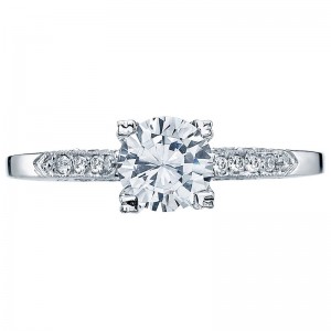2586RD-65 Simply Tacori Platinum Round Engagement Ring 1