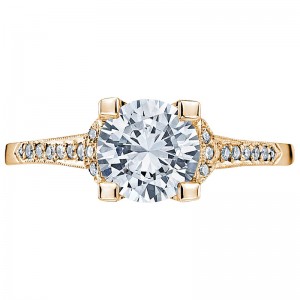 2604RD-7Y Simply Tacori Yellow Gold Round Engagement Ring 1