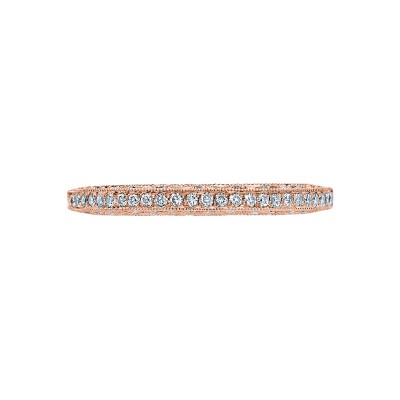 2616B Classic Crescent Women's Yellow Gold Wedding Ring