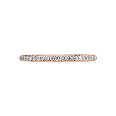 2630BMD Dantela Women's Yellow Gold Wedding Ring