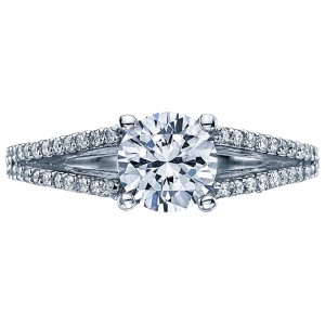 2632RD65W Simply Tacori White Gold Round Engagement Ring 0.75