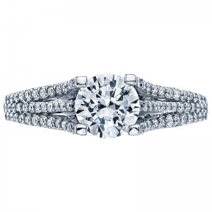 2634RD65 Simply Tacori Platinum Round Engagement Ring 1