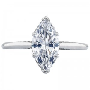 2650MQ12X6 Simply Tacori Platinum Marquise Engagement Ring 1.25