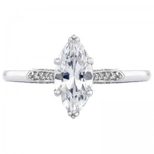 2651MQ-12X6 Simply Tacori Platinum Marquise Engagement Ring 1.25