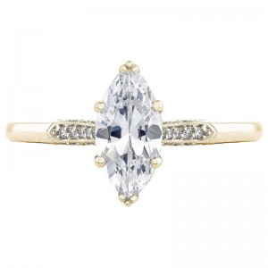 2651MQ-11X55Y Simply Tacori Yellow Gold Marquise Engagement Ring 1