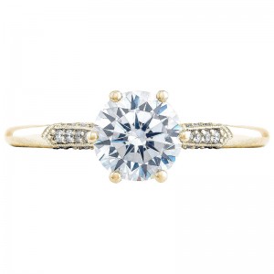 2651RD-8Y Simply Tacori Yellow Gold Round Engagement Ring 1.75