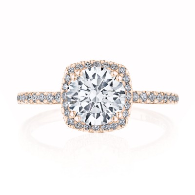 267615CU Cushion Bloom Engagement Ring
