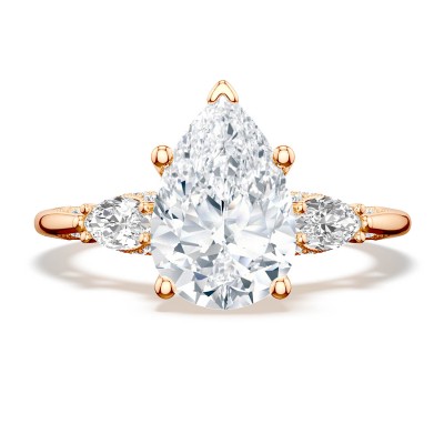 2685PS Pear 3-Stone Engagement Ring