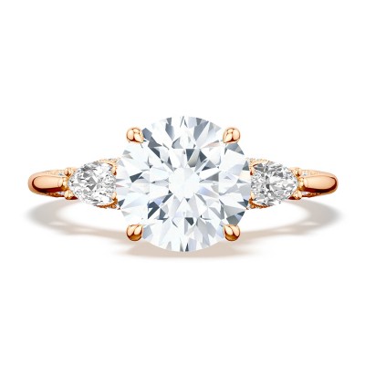 2685RD Round 3-Stone Engagement Ring