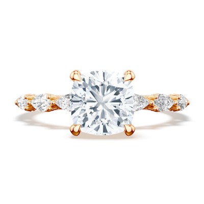 2687CU Cushion Solitaire Engagement Ring