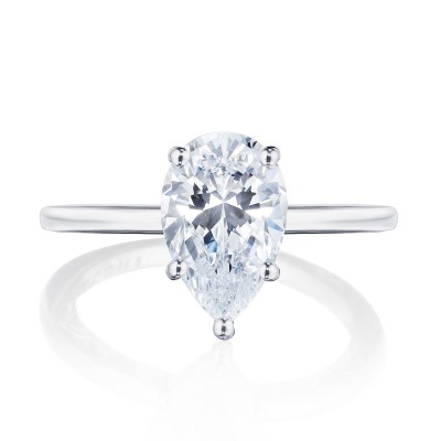 268917PS Pear Solitaire Engagement Ring