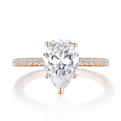 269017PS Pear Solitaire Engagement Ring