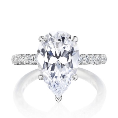 269022PS Pear Solitaire Engagement Ring