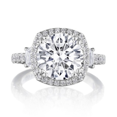 269322CU Cushion 3-Stone Engagement Ring
