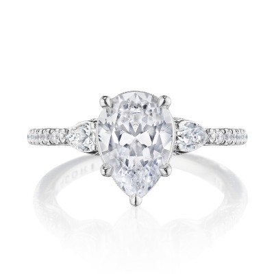 269417PS Pear 3-Stone Engagement Ring