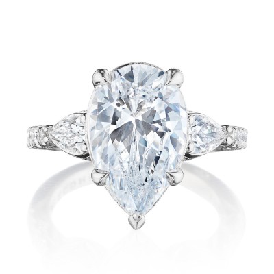 269522PS Pear 3-Stone Engagement Ring