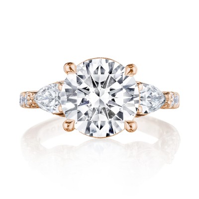 269522RD Round 3-Stone Engagement Ring