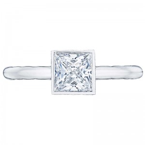 300-2PR-65 Starlit Platinum Princess Cut Engagement Ring 1.5