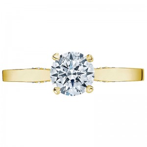 3002-Y Simply Tacori Yellow Gold Round Engagement Ring 1.25