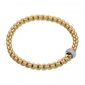 72110BX_PB_G_XBX_00MEka Collection Diamond Bracelet In 18 Karat White & Yellow Gold