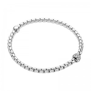 73301BX_PB_B_XBX_00MEka Collection Diamond Bracelet In 18 Karat White Gold