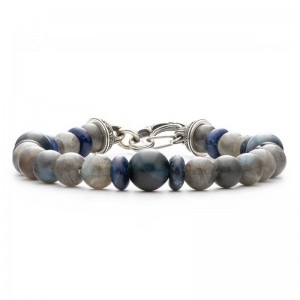 William Henry Magician Labradorite Mens Bracelet