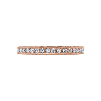 HT2516B Blooming Beauties Women's Yellow Gold Wedding Band