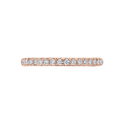 HT2545B12Y Petite Crescent Women's Yellow Gold Wedding Ring