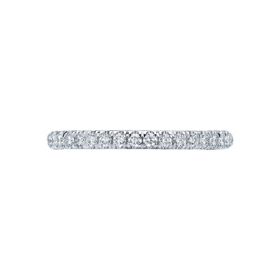 HT2545B12Y Petite Crescent Women's Yellow Gold Wedding Ring