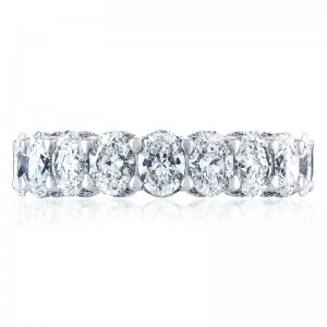 HT263765 Classic Crescent RoyalT Oval Cut Diamond Eternity Band