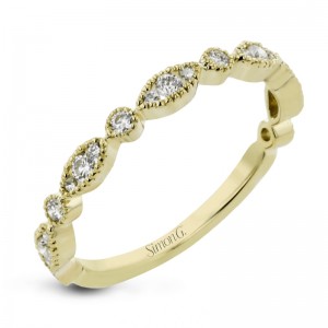 LR2517-Y Diamond Fashion Ring In 18 Karat Yellow Gold With 13 Diamonds