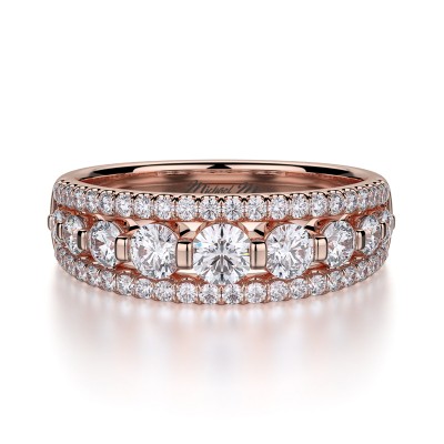 R306B Women's White Gold Wedding Ring