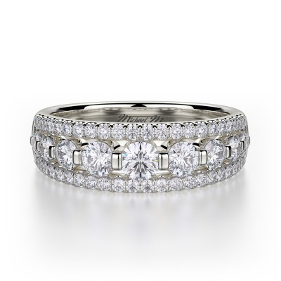 R306B Women's White Gold Wedding Ring